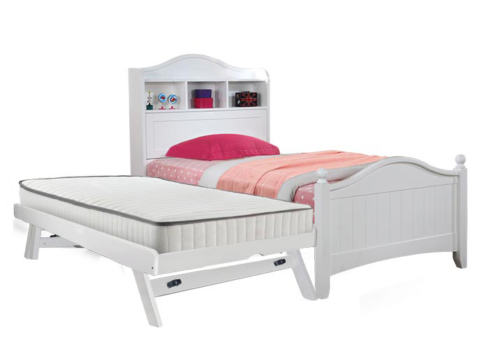 Daisy Super Single Bed Frame with Pull Out Single Raising Bed